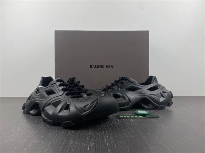 Balenciaga HD Lace Up Black 702421W3CES Unisex 5582