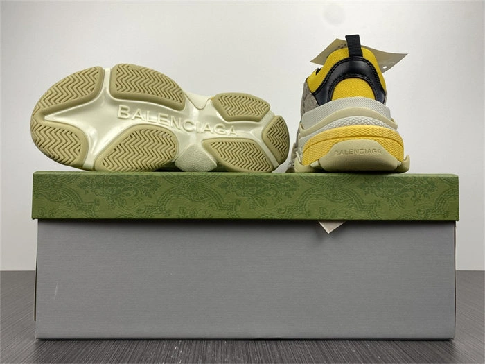 Popular Gocci x BLCG The Hacker Project Triple S Beige Green Yellow  681067 UMO20 4435