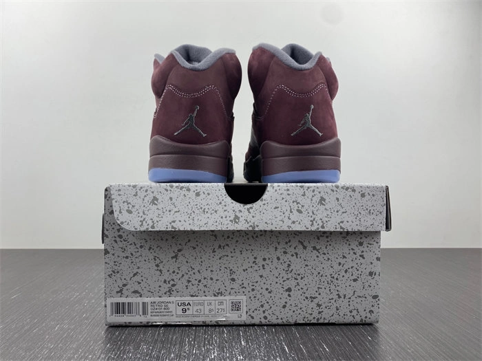 QuickDry Jordan 5 Retro Burgundy DZ4131- 3976