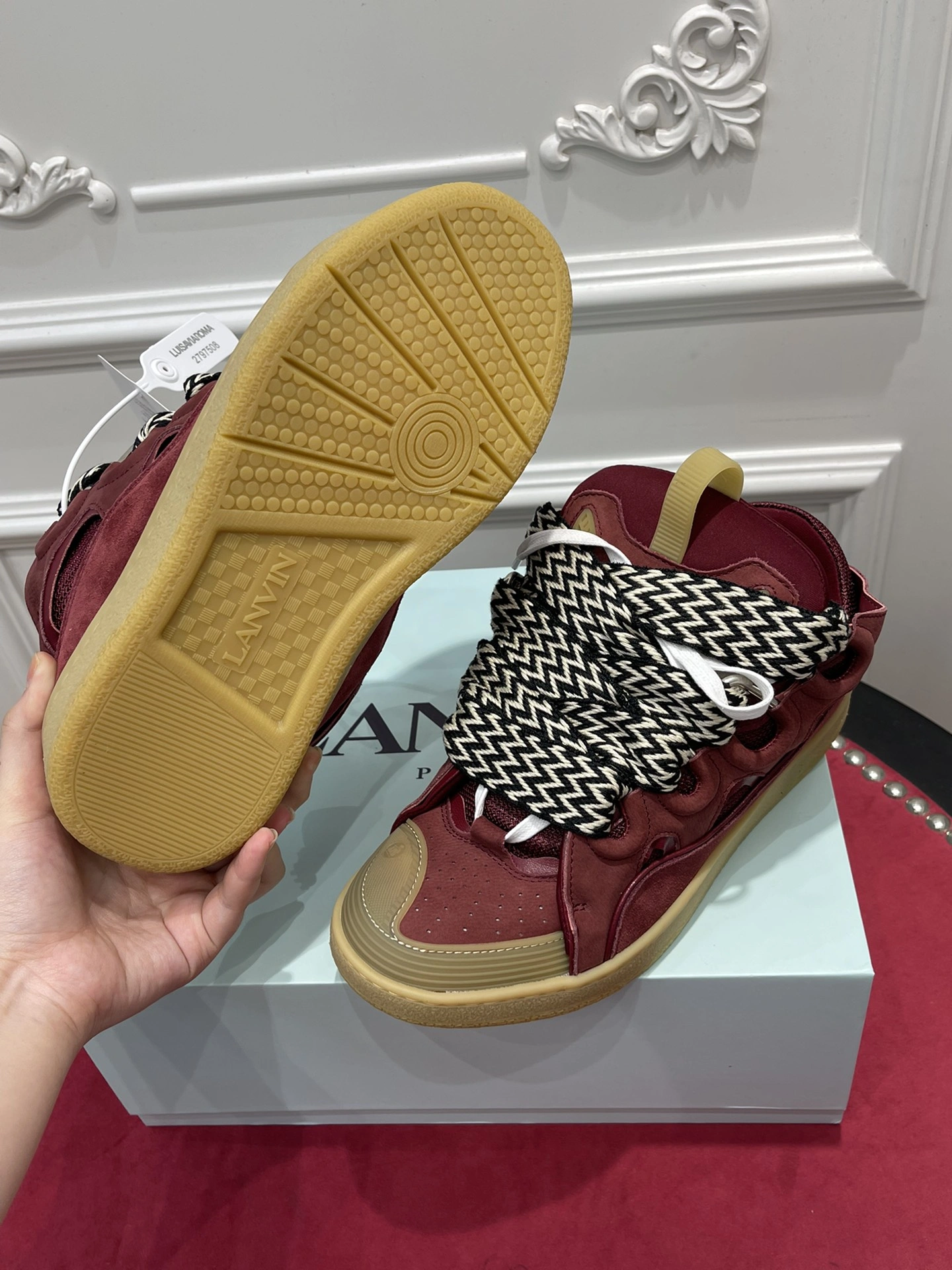 Lanvon Curb Sneaker FW-SKDK02-DRA2-A Modern 826