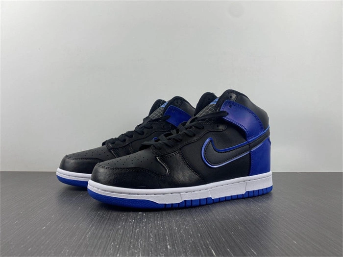 Lightweight Nike Dunk High SE Camo Black Royal DD3359- 4783
