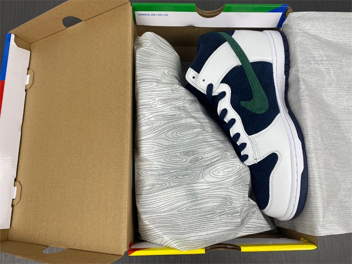 SunProtective Nike Dunk High Sports Specialties White Navy DH0953- 4776