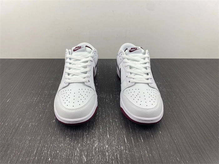 Contemporary Nike Dunk Low Retro White Night Maroon dv0831- 4600