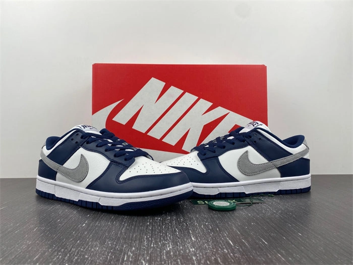 SportInspired Nike Dunk Low Summit White Midnight Navy FD9749- 4589
